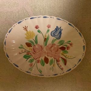 Vintage oval serving platter